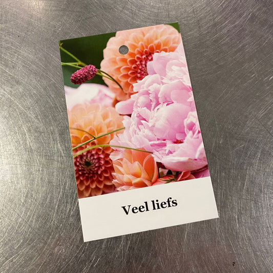 Wenskaartje - Veel liefs